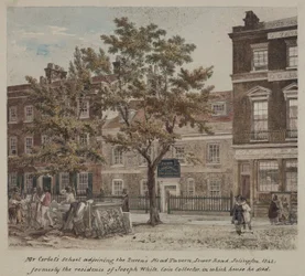 Mr Corbets School, Lower Road (Essex Road) Islington, 1842.